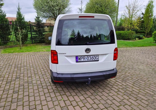 Volkswagen Caddy cena 55500 przebieg: 191300, rok produkcji 2019 z Płońsk małe 106